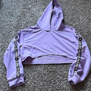 Amazon Purple Cropped Hoodie for Kids